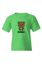 Load image into Gallery viewer, DURABLE. Bear Kids Size T-Shirt
