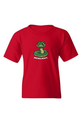 RESILIENT. Snake Kids Size T-Shirt