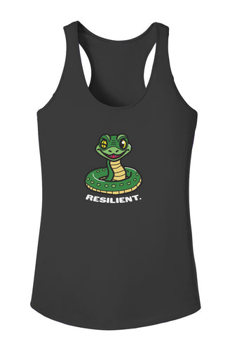 RESILIENT. Snake Woman Tank