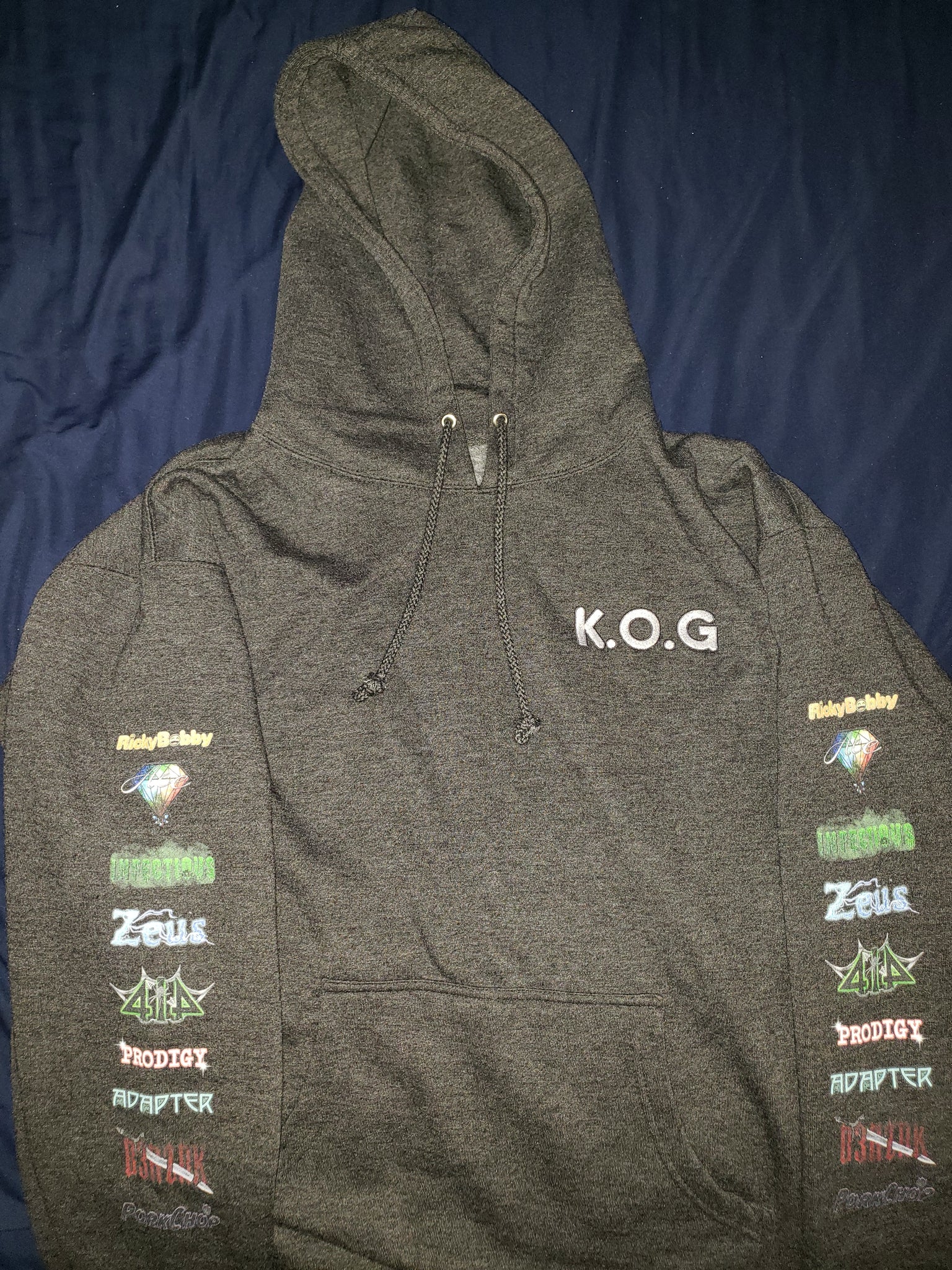 K.O.G Crew Heavyweight Hoodie (Embroidered) – 2k9 Apparel