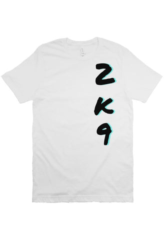 2k9 Vertical White T-shirt