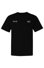 Load image into Gallery viewer, K.O.G Crown Black T-Shirt (Comfort Fit)
