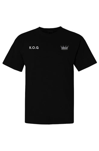 K.O.G Crown Black T-Shirt (Comfort Fit)