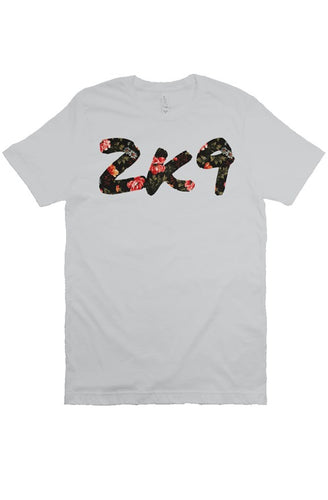 2k9 Dark Floral Garden T-Shirt (Fitted)