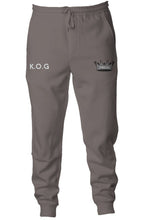 Load image into Gallery viewer, K.O.G Black Fleece Joggers (Embroidered)
