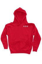 Load image into Gallery viewer, K.O.G Crew Heavyweight Hoodie (Red)
