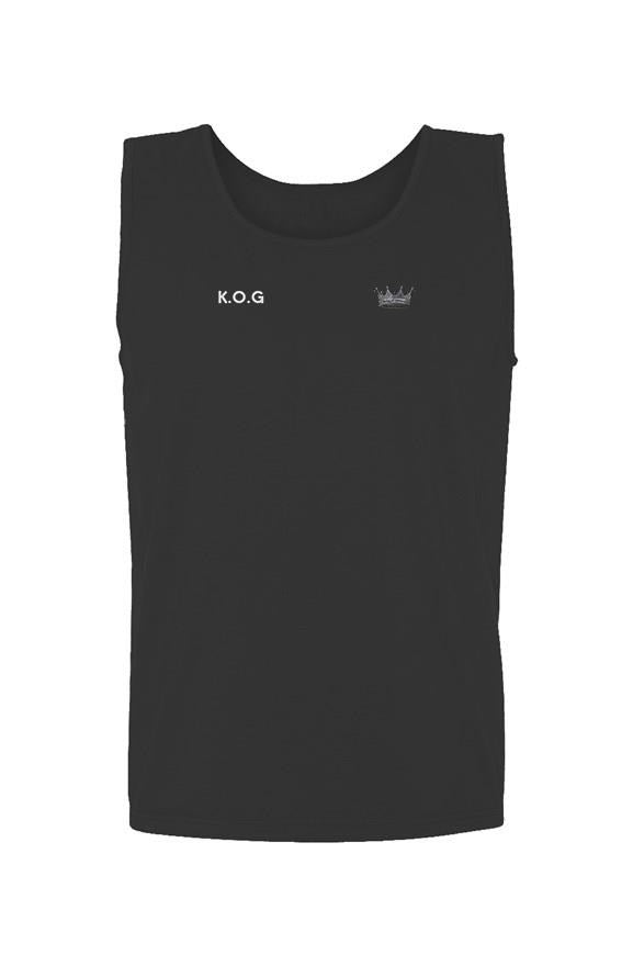 K.O.G Crown Black Tank Top (Comfort Fit)